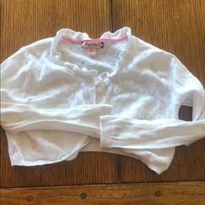 White light weight sweater.